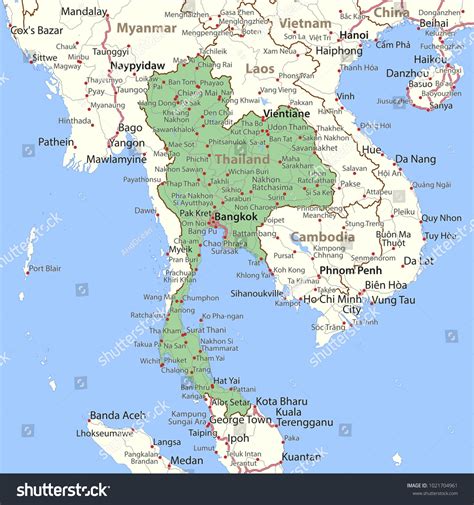 thailand border countries.